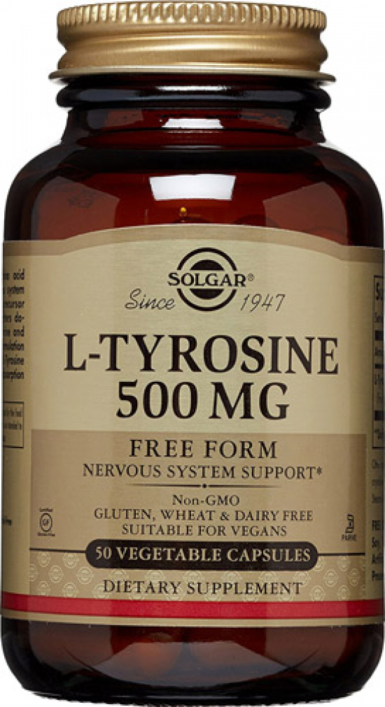 Solgar L-TYROSINE 500 MG 50 CAP.