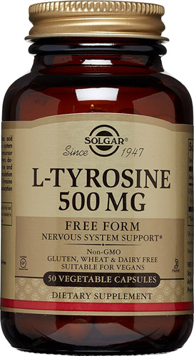 Solgar L-TYROSINE 500 MG 50 CAP.