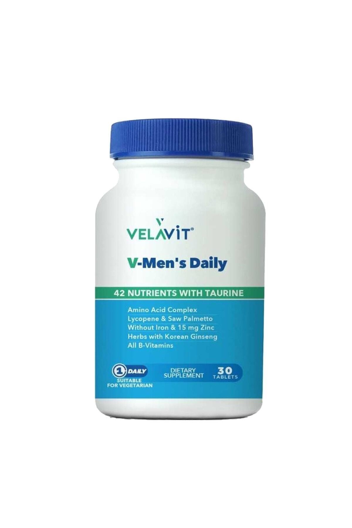 Velavit V-mens Daily Takviye Edici Gıda 30 Tablet
